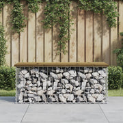 Tuinbank schanskorf 103x44x42 cm geïmpregneerd hout