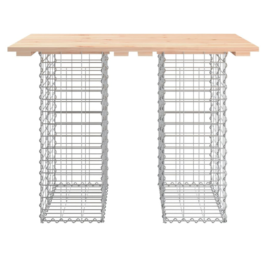 Tuinbank schanskorfontwerp 00x70x72 cm massief grenenhout 70 x 100 x 72 cm Natuurlijk grenenhout