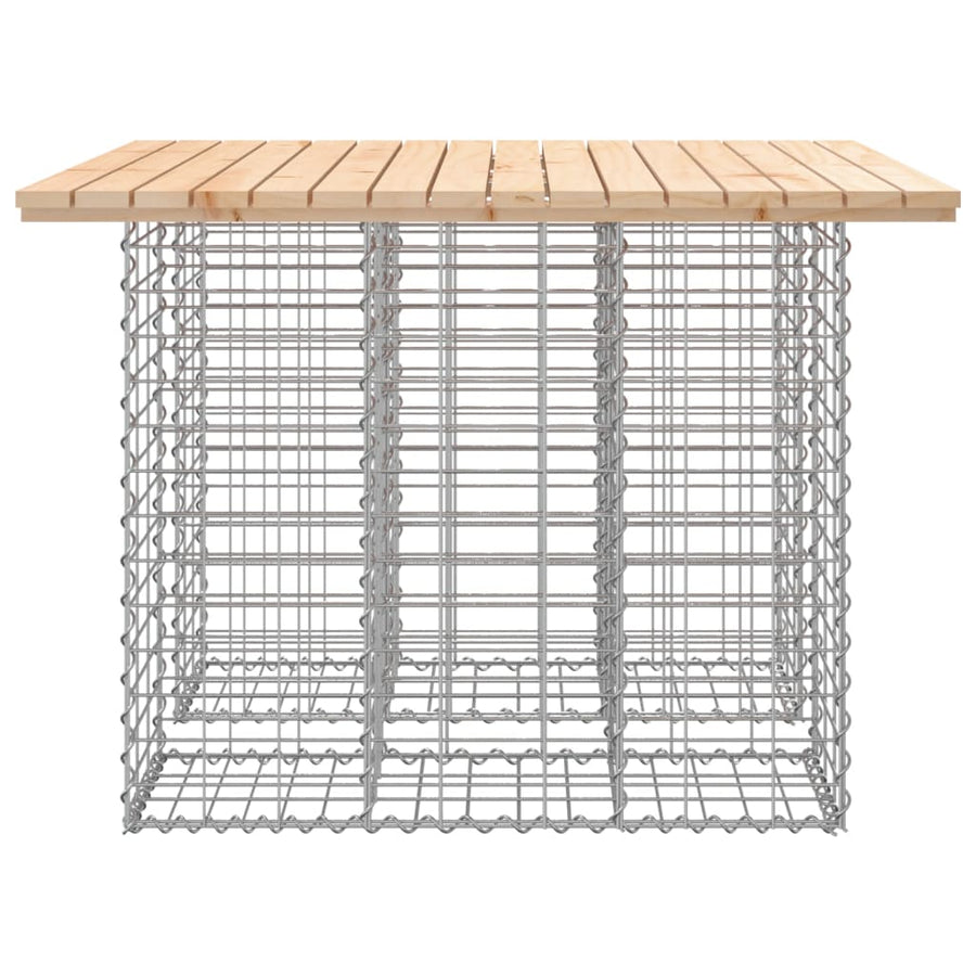Tuinbank Schanskorfontwerp Massief Grenenhout 100 x 102 x 72 cm Natuurlijk grenenhout