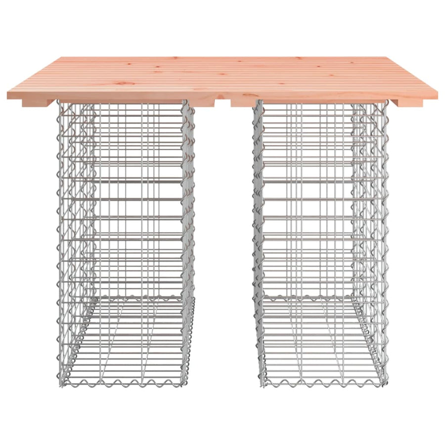 Tuinbank schanskorfontwerp massief douglashout 100 x 102 x 72 cm Natuurlijk douglashout