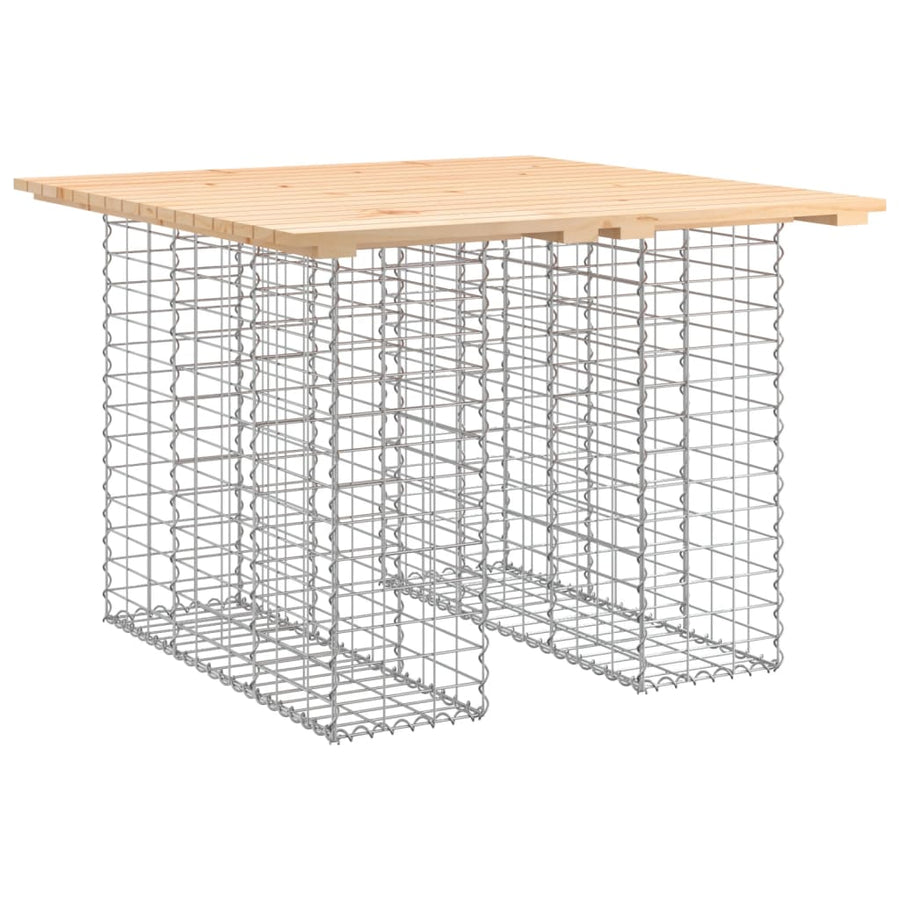 Tuinbank schanskorfontwerp 00x02x72 cm massief grenenhout 102 x 100 x 72 cm Natuurlijk grenenhout