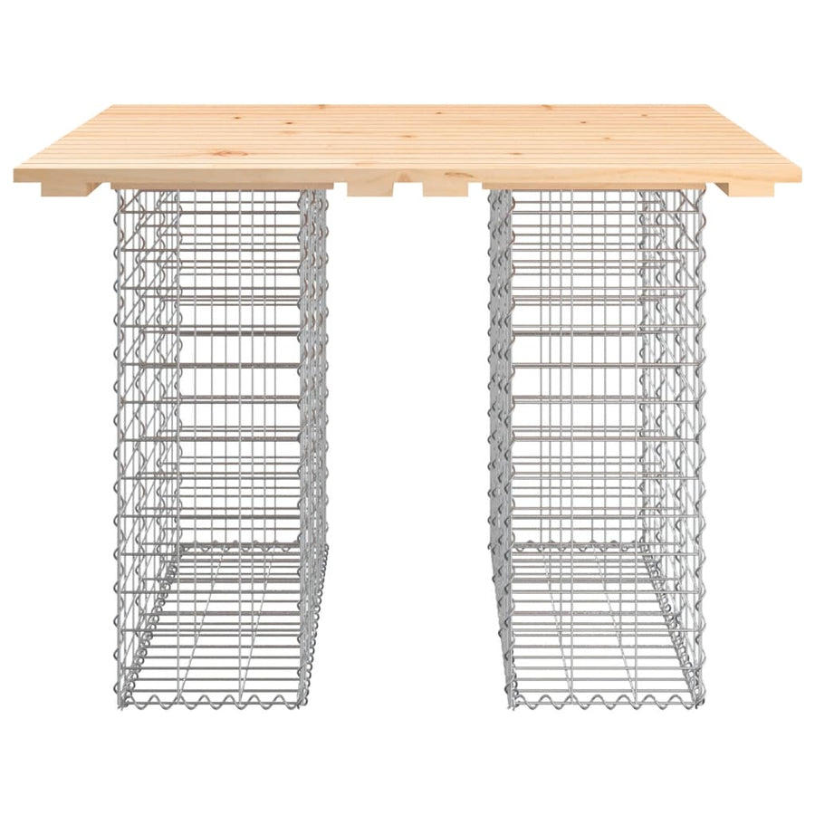 Tuinbank schanskorfontwerp 00x02x72 cm massief grenenhout 102 x 100 x 72 cm Natuurlijk grenenhout