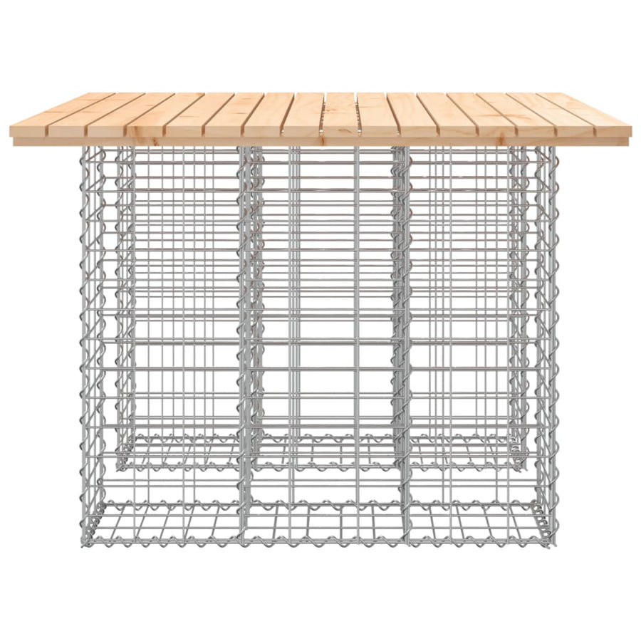Tuinbank schanskorfontwerp 00x02x72 cm massief grenenhout 102 x 100 x 72 cm Natuurlijk grenenhout