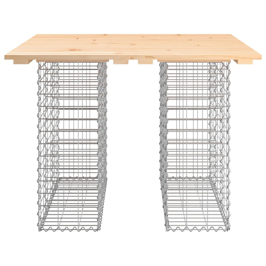 Tuinbank schanskorfontwerp 00x02x72 cm massief grenenhout 102 x 100 x 72 cm Natuurlijk grenenhout