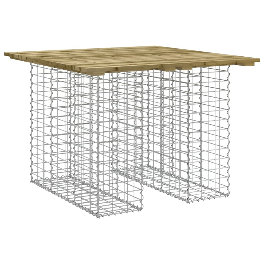 Tuinbank schanskorfontwerp 00x02x72 cm geïmpregneerd hout 102 x 100 x 72 cm Donkerbruin