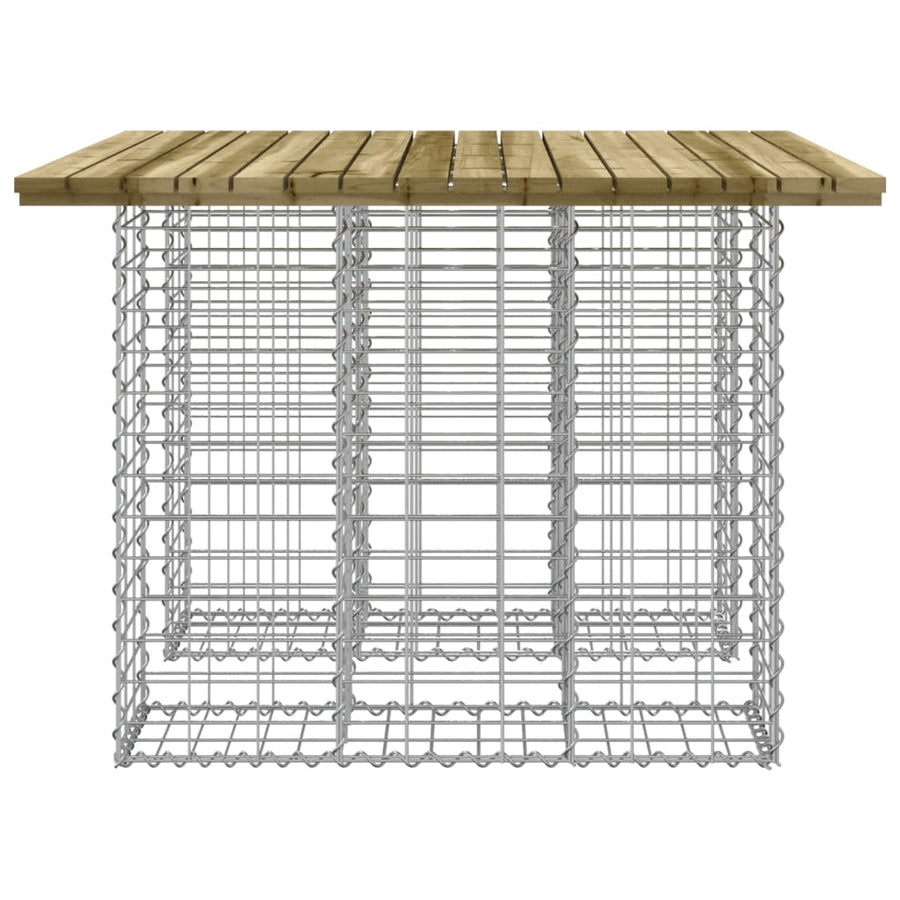 Tuinbank schanskorfontwerp 00x02x72 cm geïmpregneerd hout 102 x 100 x 72 cm Donkerbruin
