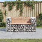 Tuinbank massief douglashout schanskorfontwerp 143x71x65,5 cm