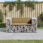 Tuinbank 143x71x65,5 cm geïmpregneerd hout