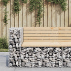 Tuinbank massief grenenhout donkerbruin 92x71x65,5 cm