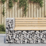 Tuinbank massief grenenhout donkerbruin 92x71x65,5 cm