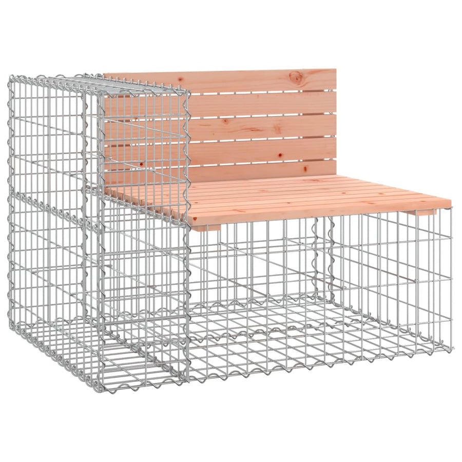 Tuinbank Schanskorfontwerp 92X71X65,5 Cm Massief Douglashout Donkerbruin