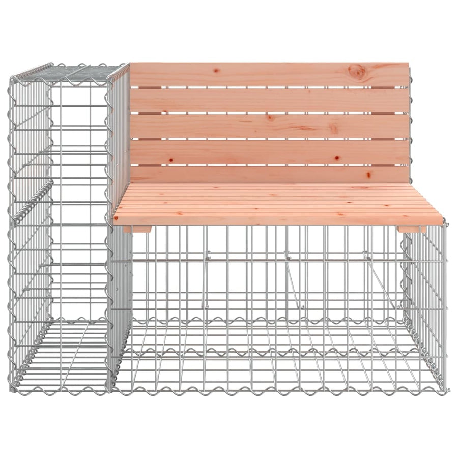 Tuinbank Schanskorfontwerp 92X71X65,5 Cm Massief Douglashout Donkerbruin
