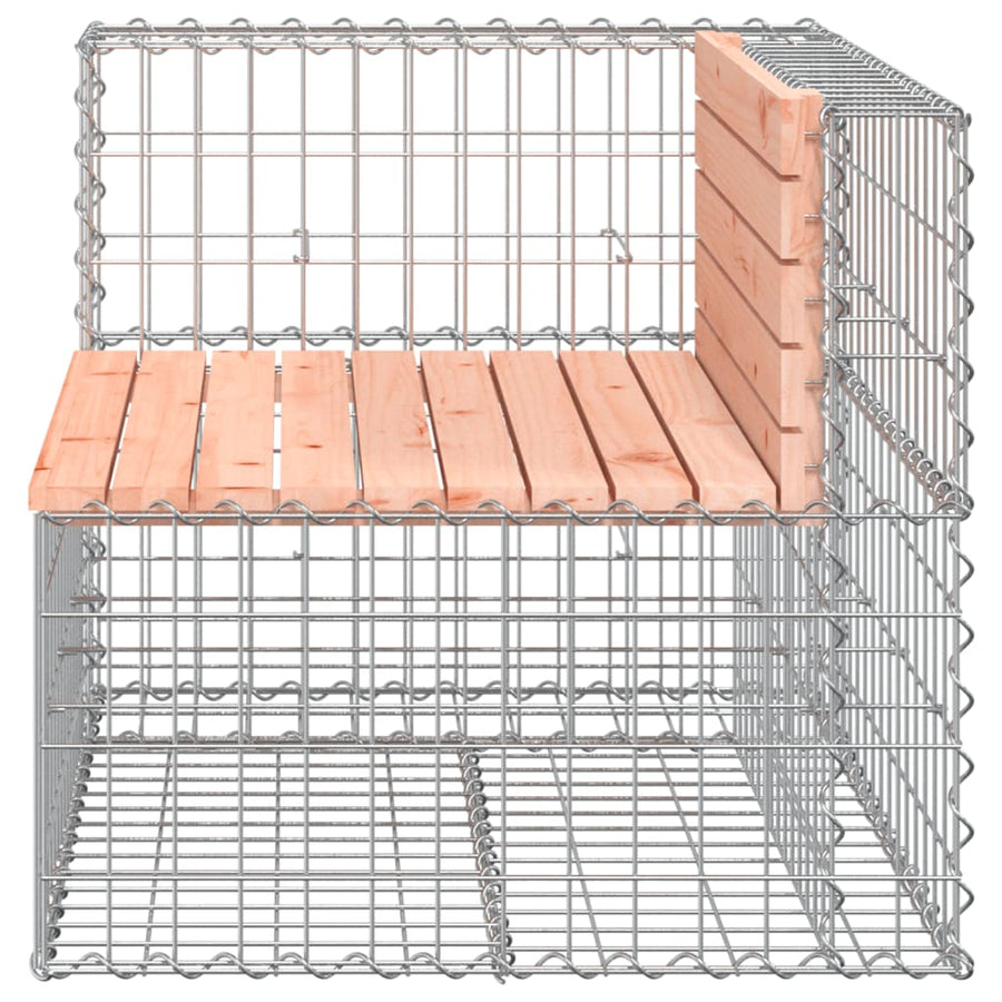 Tuinbank Schanskorfontwerp 92X71X65,5 Cm Massief Douglashout Donkerbruin