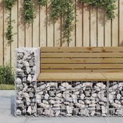 Tuinbank 92x71x65,5 cm geïmpregneerd hout schanskorf