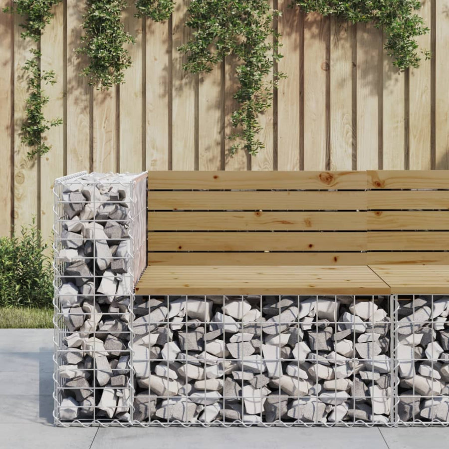Tuinbank Schanskorfontwerp 92X7X65,5 Cm Geïmpregneerd Hout 92 x 71 x 65.5 cm Donkerbruin