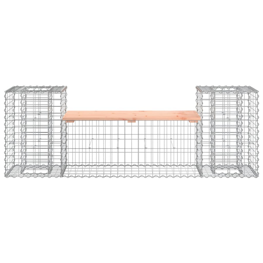 Tuinbank Schanskorfontwerp 83X4X60,5 Cm Massief Douglashout Natuurlijk douglashout