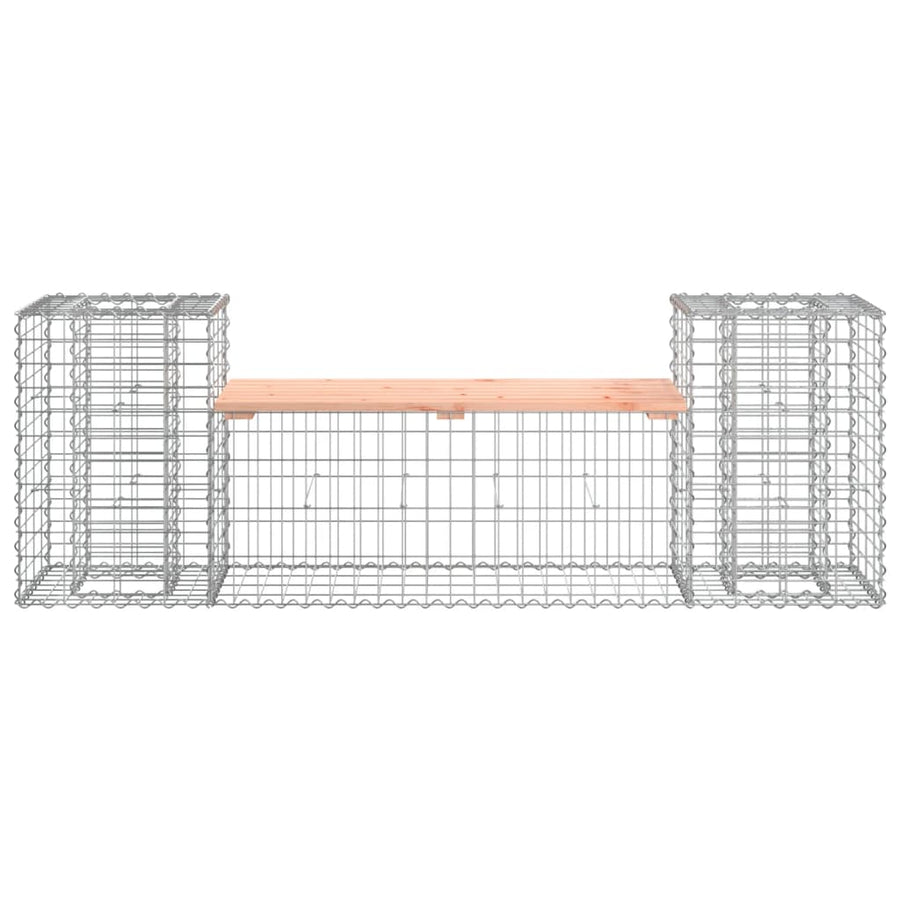 Tuinbank Schanskorfontwerp 83X4X60,5 Cm Massief Douglashout Natuurlijk douglashout