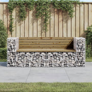 Tuinbank schanskorf 184x71x65,5 cm geïmpregneerd hout