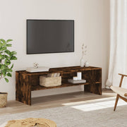 Tv-meubel 120x40x40 cm bewerkt hout gerookt eiken