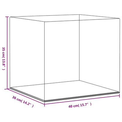 Vitrine Transparant Acryl 40 x 36 x 35 cm