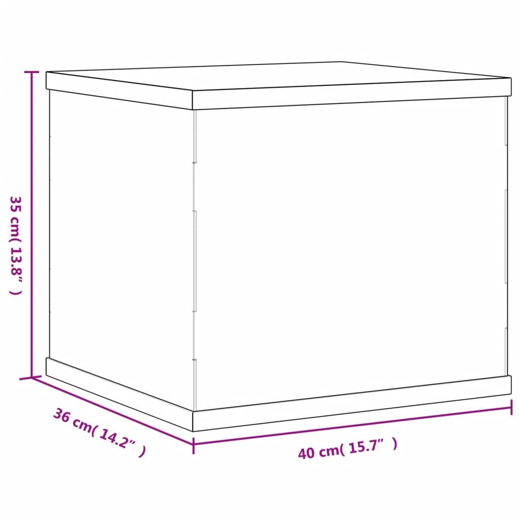 Vitrine Transparant Acryl 40 x 36 x 35 cm