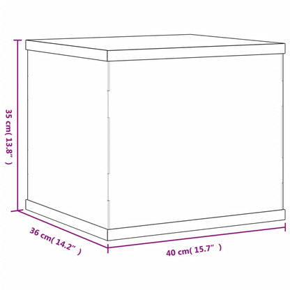 Vitrine Transparant Acryl 40 x 36 x 35 cm