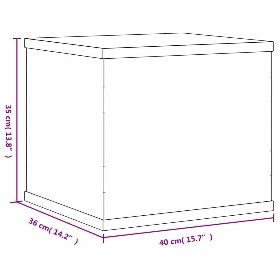 Vitrine Transparant Acryl 40 x 36 x 35 cm