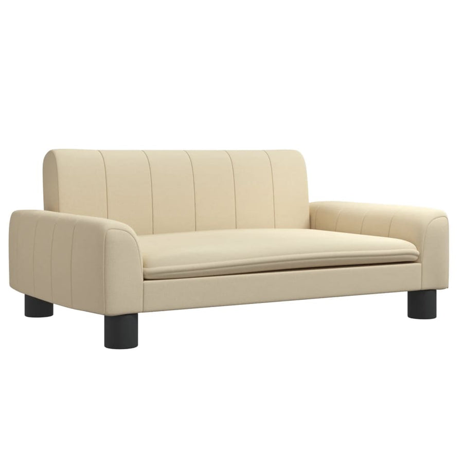 Kinderbank Kleurig 70 x 45 x 30 cm Crème Stof