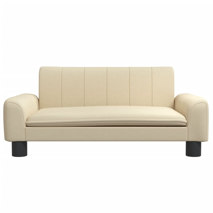 Kinderbank Kleurig 70 x 45 x 30 cm Crème Stof