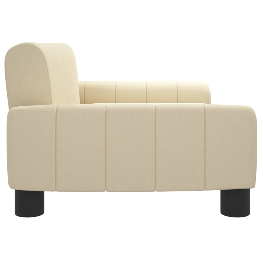 Kinderbank Kleurig 70 x 45 x 30 cm Crème Stof