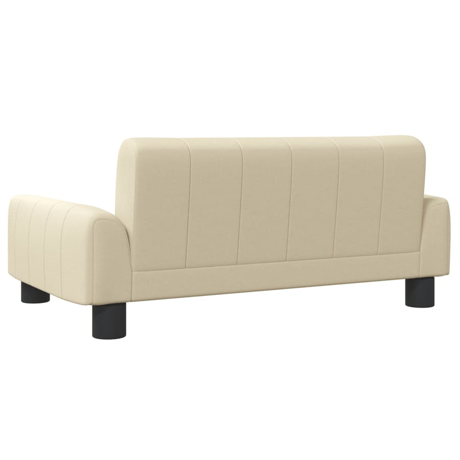Kinderbank Kleurig 70 x 45 x 30 cm Crème Stof