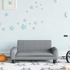 Children's Sofa 70X45X30 Cm Fabric Light Grey