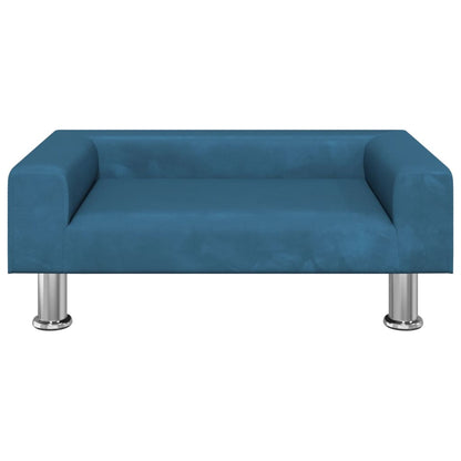 Kinderbank 70X45X26,5 Cm Fluweel Blauw 70 x 45 x 26.5 cm