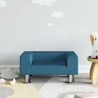 Children's sofa 50x40x26.5 cm velvet blue