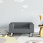 Children's sofa 50x40x26.5 cm velvet dark grey