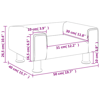 Kinderbank 50X40X26,5 Cm Fluweel Roze 50 x 40 x 26.5 cm