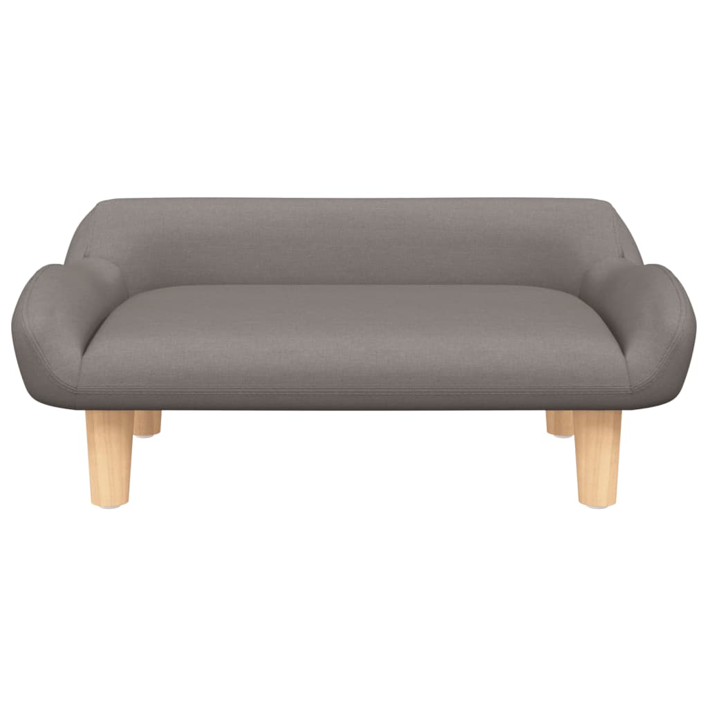 Kinderbank 70X40X24 Cm Stof Taupe