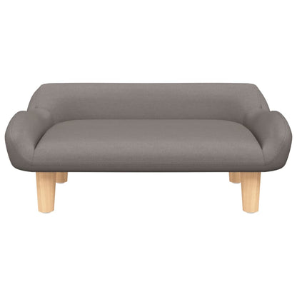 Kinderbank 70X40X24 Cm Stof Taupe