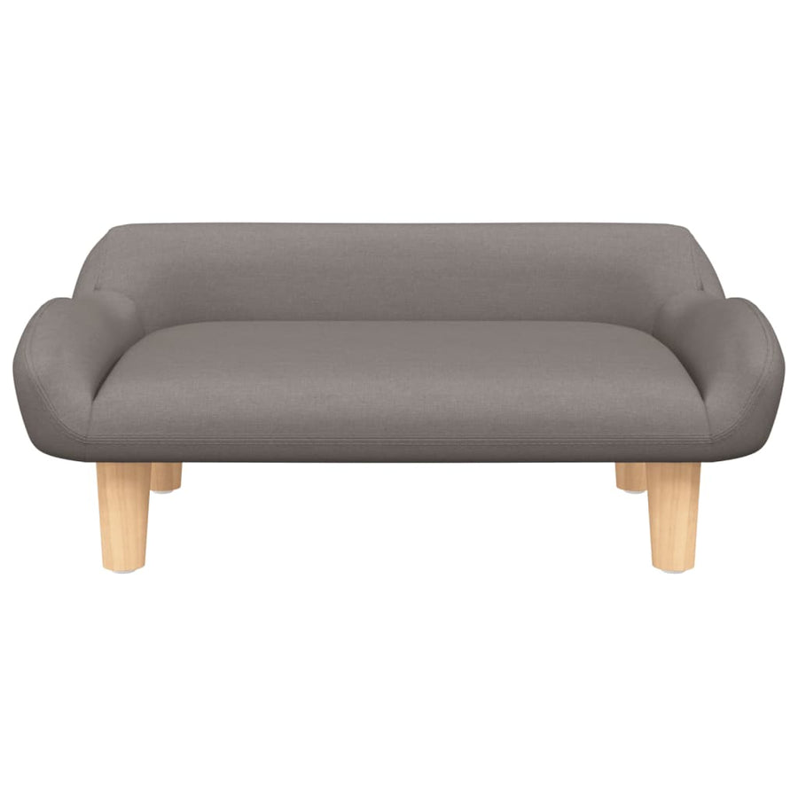 Kinderbank 70X40X24 Cm Stof Taupe