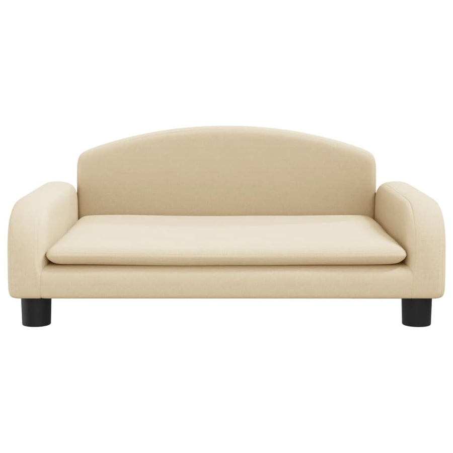 Kinderbank Stof Kleurig 70 x 45 x 30 cm Crème
