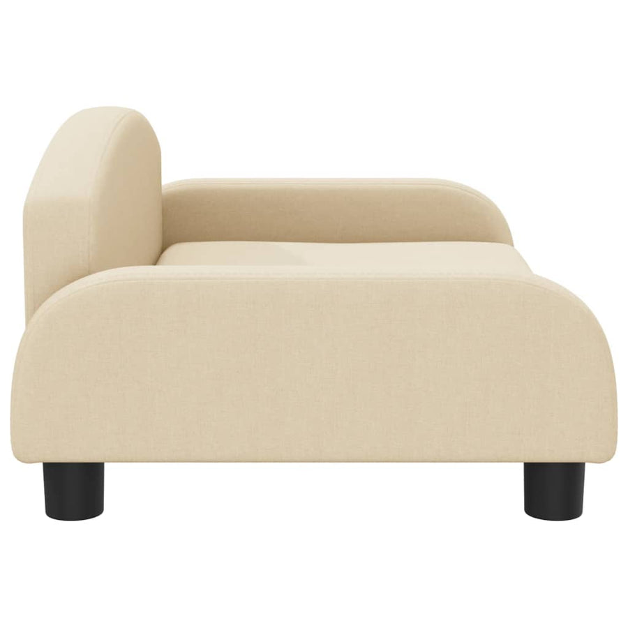 Kinderbank Stof Kleurig 70 x 45 x 30 cm Crème
