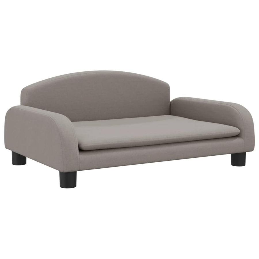 Kinderbank Stof 70 x 45 x 30 cm Taupe
