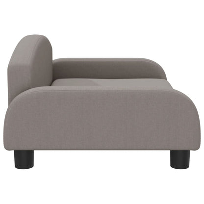 Kinderbank Stof 70 x 45 x 30 cm Taupe