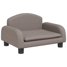 Kinderbank Stof 50 x 40 x 30 cm Taupe
