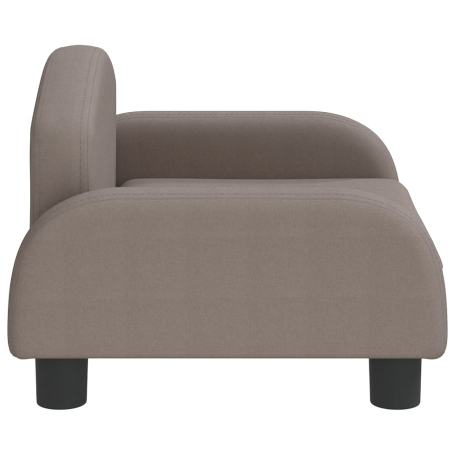 Kinderbank Stof 50 x 40 x 30 cm Taupe