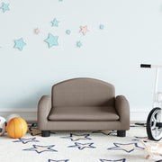 Kinderbank 50x40x30 cm massief grenenhout taupe