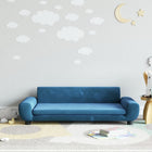 Children's Sofa 100x54x33 Cm Velvet Blue