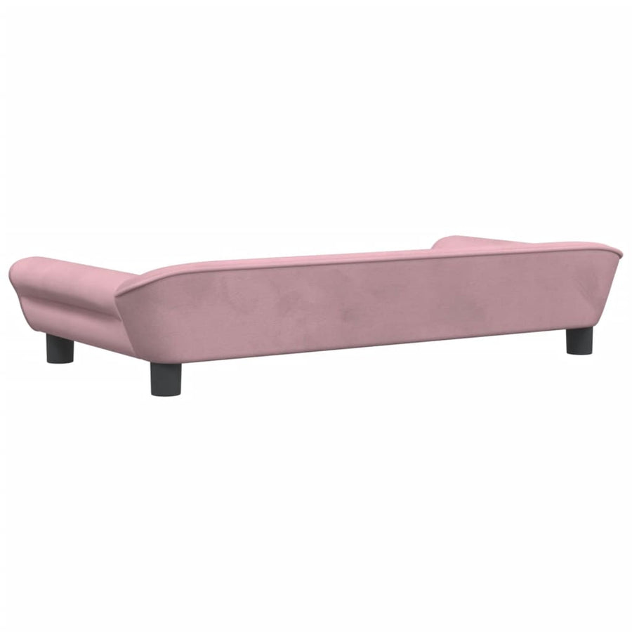 Kinderbank Fluweel 100 x 50 x 26 cm Roze