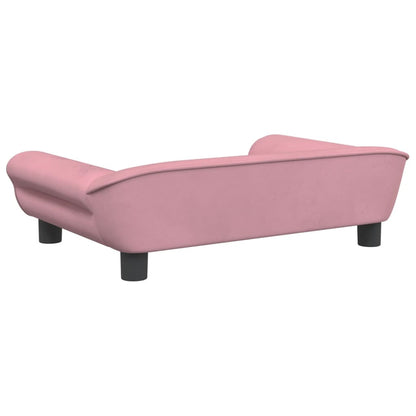 Kinderbank 70X45X26 Cm Fluweel Roze 70 x 45 x 26 cm