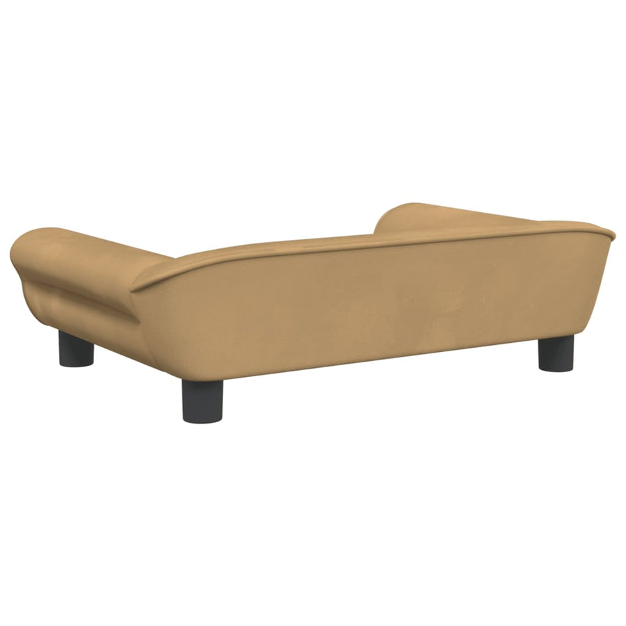 Kinderbank Fluweel 70 x 45 x 26 cm Bruin